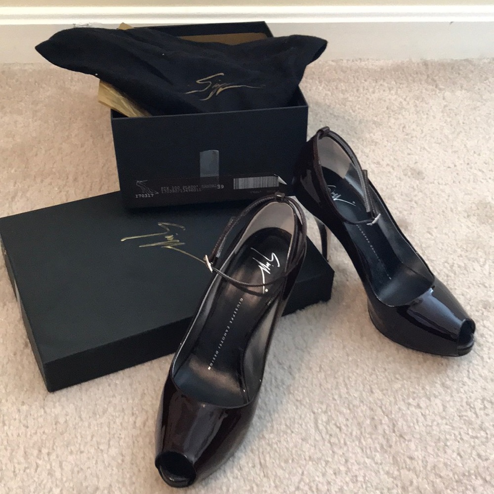 Giuseppe Zanotti hidden platform sandals.